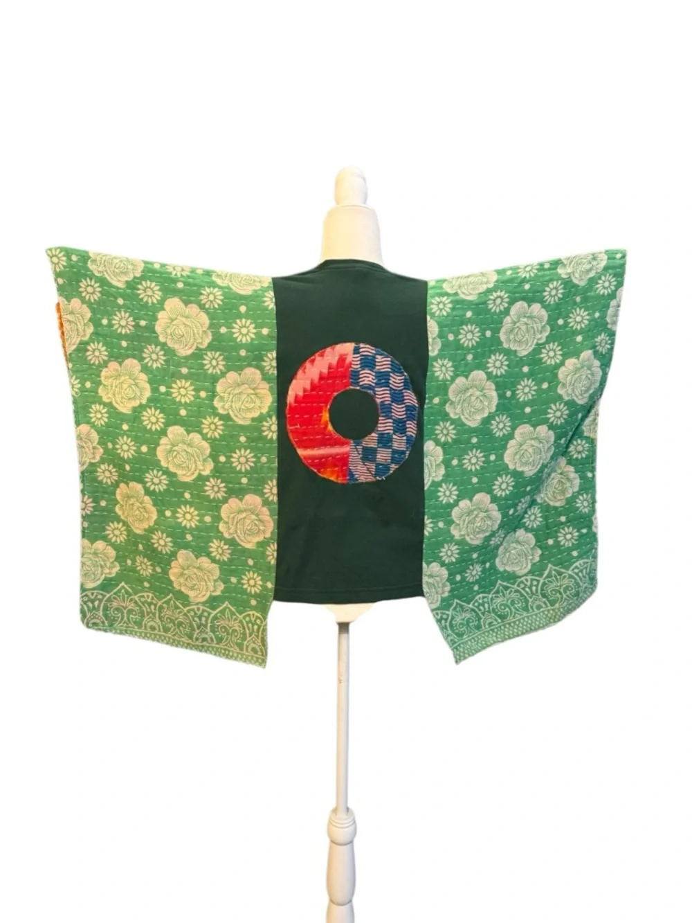 Handcrafted Upcycled PHISH Kantha Tunic NWT One Size - Picture 13 of 16